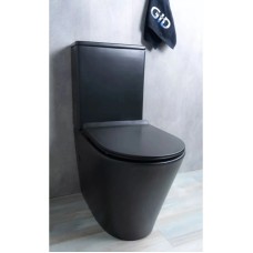 Унитаз-компакт безободковый с сиденьем микролифт GID Tr2179BM