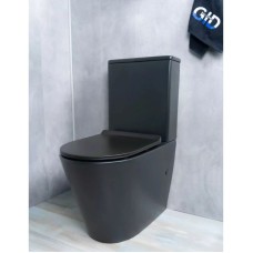 Унитаз-компакт безободковый с сиденьем микролифт GID Tr2179BM