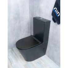 Унитаз-компакт безободковый с сиденьем микролифт GID Tr2179BM