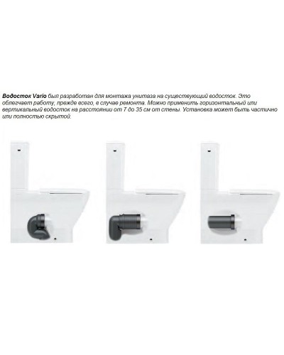 Чаша унитаза-компакта Laufen Pro 8.2495.8 без бачка и сиденья