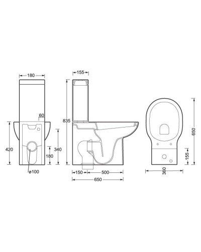 Чаша унитаза BelBagno Bingo BB548CP