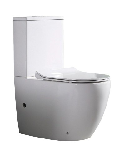 Унитаз компакт CeramaLux NS-2176 с бачком и сиденьем Микролифт