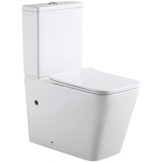 Унитаз компакт Aquanet Tavr 2.0 Rimless 243542 без бачка с сиденьем Микролифт