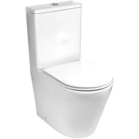 Унитаз компакт WeltWasser Salzbach 001 GL-WT 10000003763 Белый глянец с бачком и сиденьем Микролифт