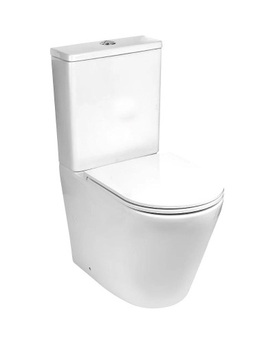 Унитаз компакт WeltWasser Salzbach 001 GL-WT 10000003763 Белый глянец с бачком и сиденьем Микролифт