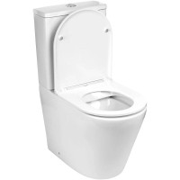 Унитаз компакт WeltWasser Salzbach 001 GL-WT 10000003763 Белый глянец с бачком и сиденьем Микролифт