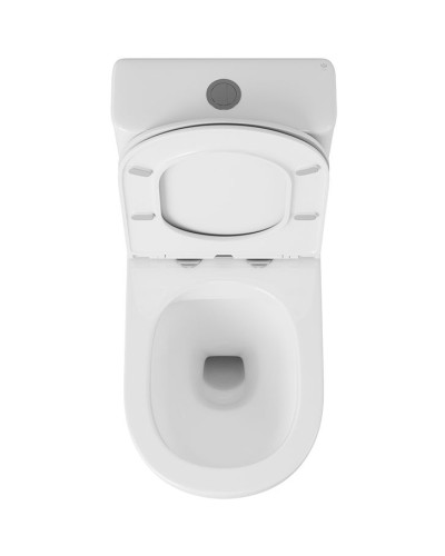 Унитаз компакт Owl 1975 Tid Cirkel-G OWLT190702 без бачка с сиденьем Микролифт