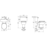Чаша напольного унитаза Ideal Standard Reflections E474001