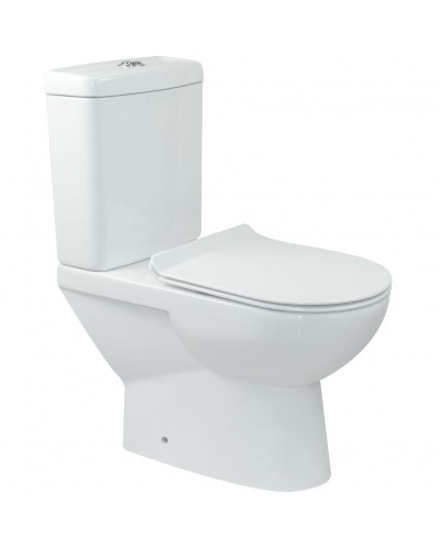 Унитаз компакт BelBagno Ricco BB275CPR без бачка и сиденья