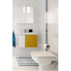 Унитаз компакт Cersanit Colour S-KO-COL011-3/5-COn-DL-w с бачком и сиденьем Микролифт