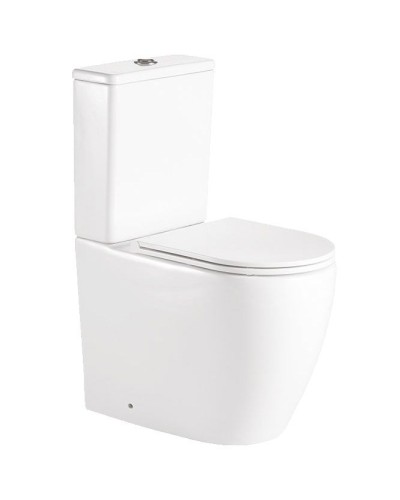 Унитаз компакт BelBagno Etna BB2157CPR без бачка и сиденья