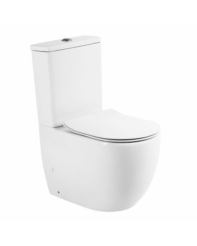 Унитаз компакт BelBagno Sfera-TR BB2128CPR без бачка и сиденья