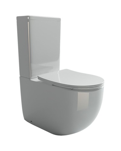 Унитаз компакт Ceramica Nova Metropol CN4001-B без бачка и с сиденьем Микролифт