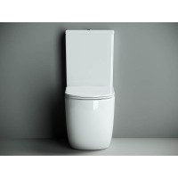 Унитаз компакт Ceramica Nova Metropol CN4001-B без бачка и с сиденьем Микролифт