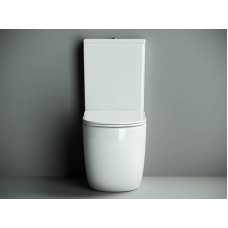 Унитаз компакт Ceramica Nova Metropol CN4001-B без бачка и с сиденьем Микролифт