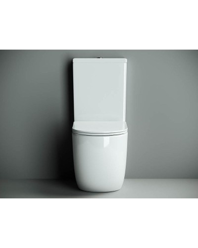 Унитаз компакт Ceramica Nova Metropol CN4001-B без бачка и с сиденьем Микролифт