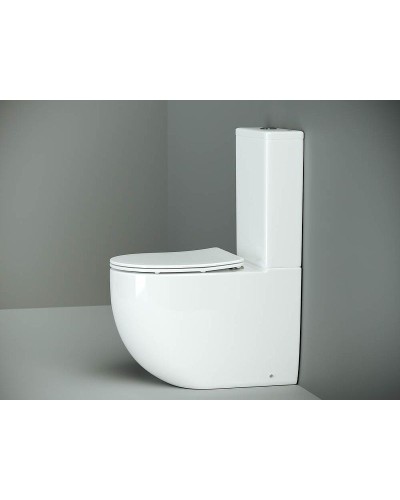 Унитаз компакт Ceramica Nova Metropol CN4001-B без бачка и с сиденьем Микролифт