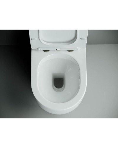 Унитаз компакт Ceramica Nova Metropol CN4001-B без бачка и с сиденьем Микролифт