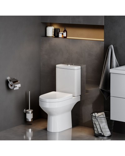 Унитаз-компакт AM.PM Spirit C708600SC с бачком и сиденьем Микролифт