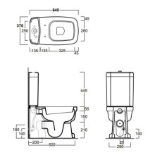 Чаша напольного унитаза Simas Evolution EVO07bi