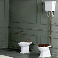 Чаша для напольного унитаза с вертикальным выпуском Simas Lante LA01bi