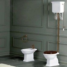 Чаша для напольного унитаза с вертикальным выпуском Simas Lante LA01bi