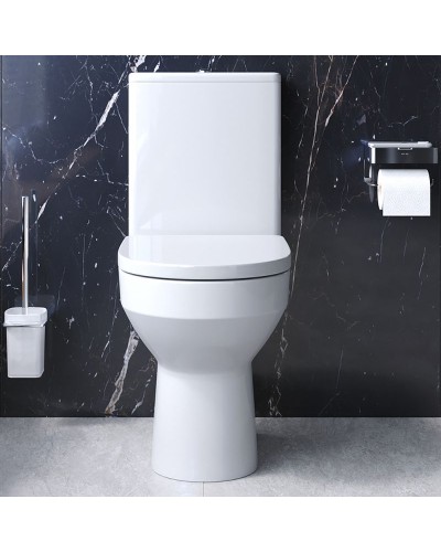 Комплект унитаза компакт AM.PM Spirit CK70DC с бачком с сиденьем Микролифт и аксессуарами для ванной комнаты