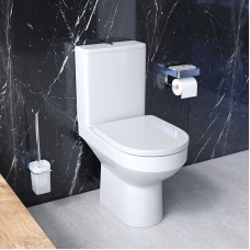 Комплект унитаза компакт AM.PM Spirit CK70DC с бачком с сиденьем Микролифт и аксессуарами для ванной комнаты