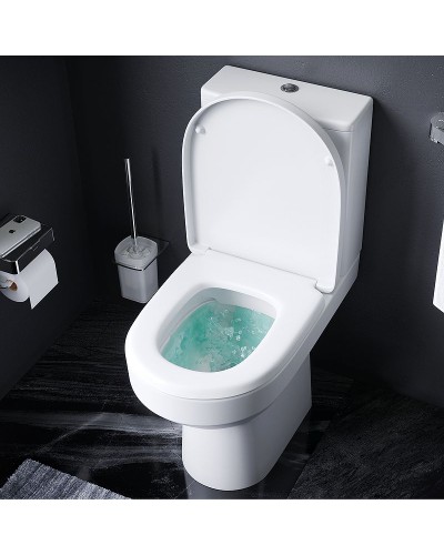 Комплект унитаза компакт AM.PM Spirit CK70DC с бачком с сиденьем Микролифт и аксессуарами для ванной комнаты