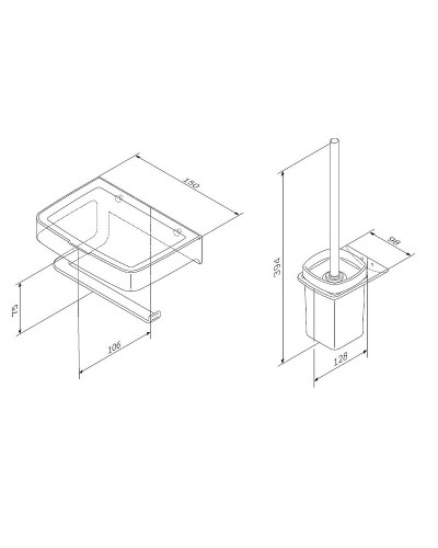 Комплект унитаза компакт AM.PM Spirit CK70DC с бачком с сиденьем Микролифт и аксессуарами для ванной комнаты