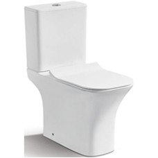 Унитаз компакт CeramaLux 1215-P с бачком и сиденьем Микролифт