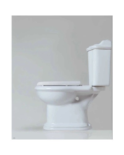 Чаша напольного унитаза слив в пол Azzurra Jubilaeum JUB100/MBS bi