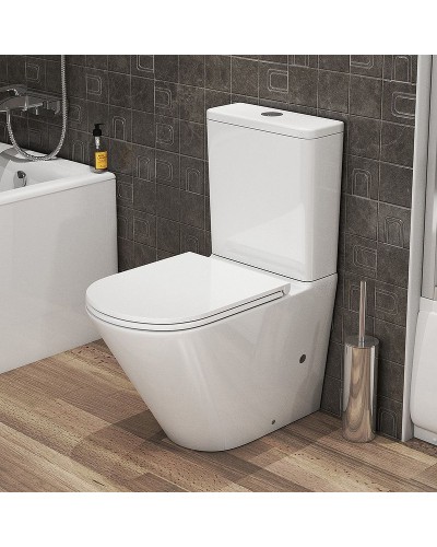 Унитаз компакт Grossman GR-4449S с бачком и сиденьем Микролифт