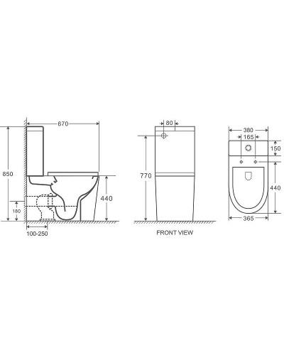 Унитаз компакт Grossman GR-4449S с бачком и сиденьем Микролифт