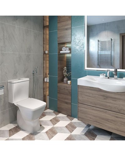 Унитаз компакт Santek Нео 1WH302470 с бачком и сиденьем Микролифт