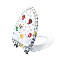 Унитаз компакт Creavit Cocuk CK310-11CB00E-FF00+KC0802.01.1000E Белый с декором с сиденьем без бачка