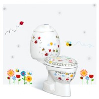 Унитаз компакт Creavit Cocuk CK310-11CB00E-FF00+KC0802.01.1000E Белый с декором с сиденьем без бачка