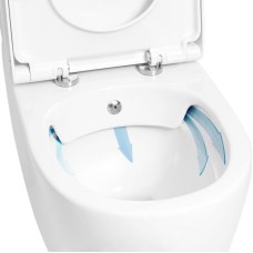 Унитаз биде Creavit Mare MA361-00CB00E-0000 Белый без бачка и сиденья