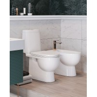 Унитаз-компакт Sanita Luxe Fest SL DM FSTSLCC01040622 с бачком и сиденьем Микролифт