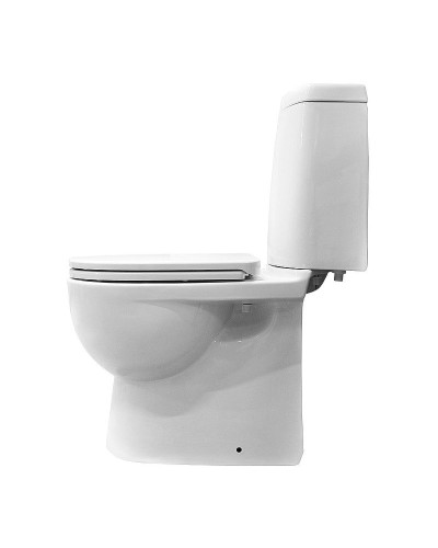 Унитаз-компакт Sanita Luxe Fest SL DM FSTSLCC01040622 с бачком и сиденьем Микролифт