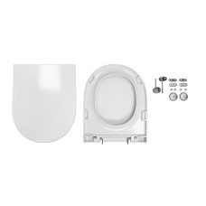 Унитаз-компакт Sanita Luxe Fest SL DM FSTSLCC01040622 с бачком и сиденьем Микролифт