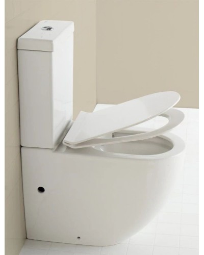 Чаша напольного безободкового унитаза BelBagno Sfera-R BB006CPR