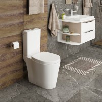 Унитаз компакт Iddis Calipso Rimless CALRDSEi24 с бачком и сиденьем Микролифт