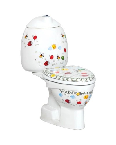 Чаша напольного унитаза Creavit Cocuk Decor CK300001F0