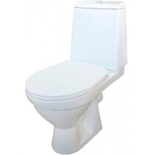 Унитаз компакт Rosa Браво 4640021067222 Белый с бачком и сиденьем