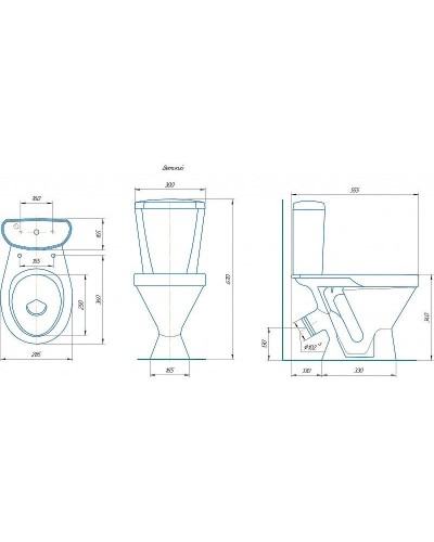Унитаз компакт Rosa Детский 4620008196268 Белый с бачком и сиденьем