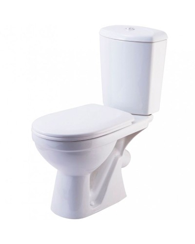 Унитаз компакт Rosa Комфорт 4620008192789 Белый с бачком и сиденьем