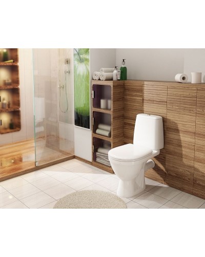 Унитаз компакт Rosa Премьер 4620008191140 Белый с бачком и сиденьем