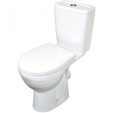 Унитаз компакт Rosa Рио 4640021060988 Вн УнБ54 Белый с бачком и сиденьем