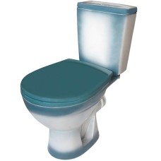 Унитаз компакт Rosa Соло 4640021065778 Зеленый декор с бачком и сиденьем